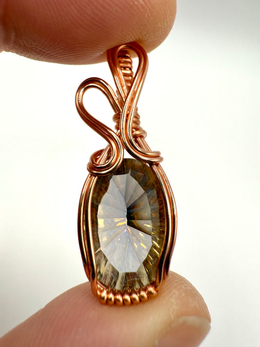 A1.) Christmas Special Gold Mystic Topaz In Copper