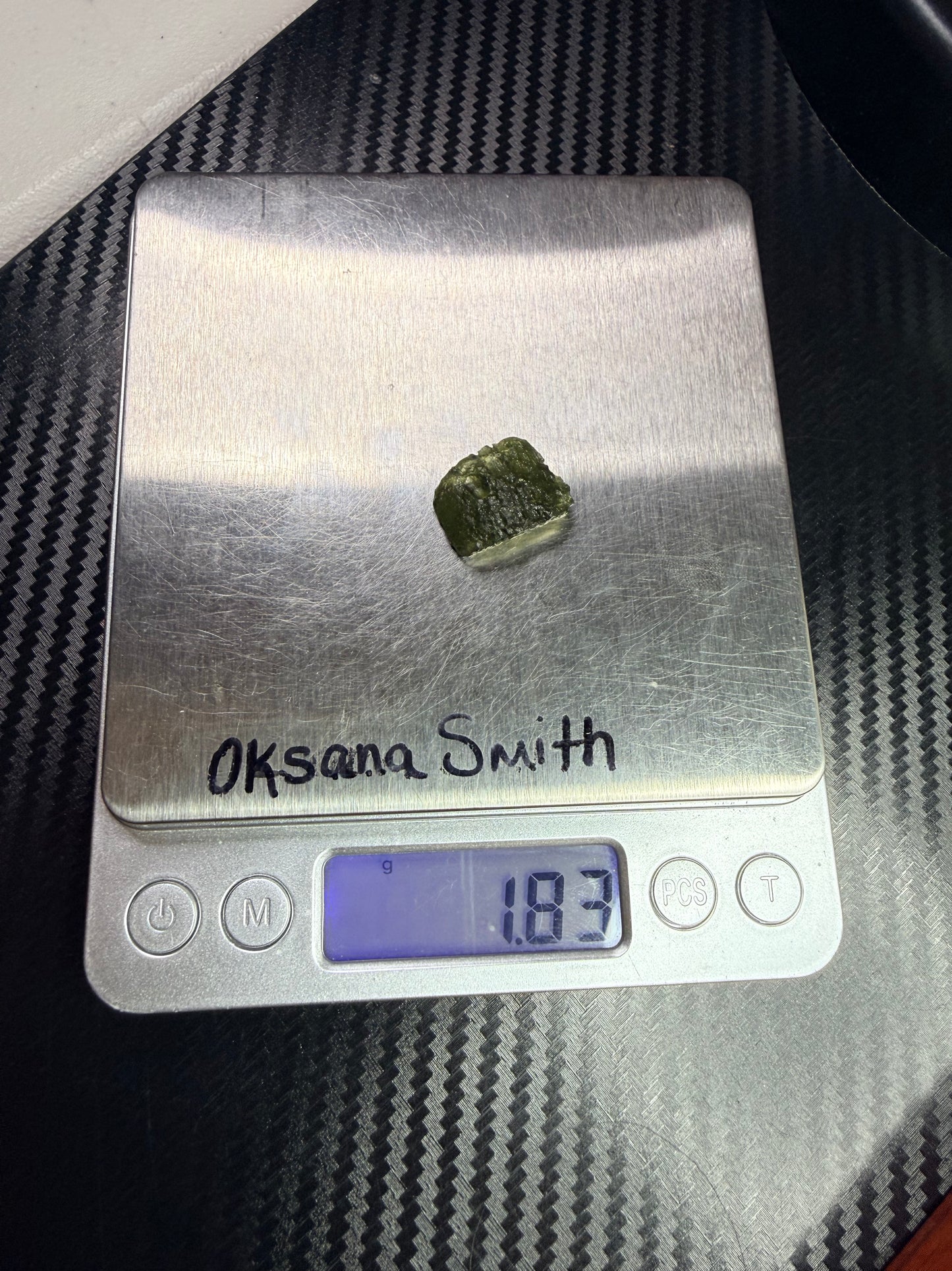 Moldavite 1.83 gram From Chlum (005)