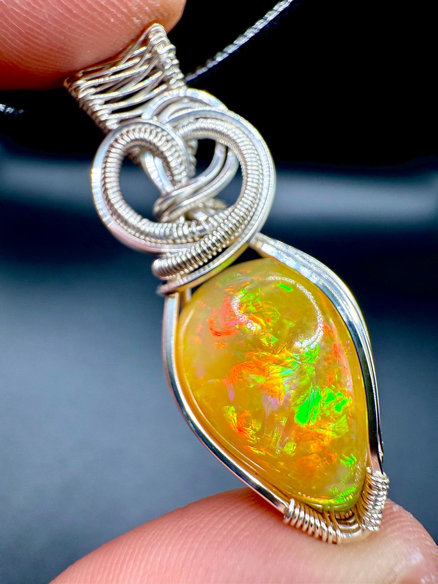 Ethiopian Welo Opal In Sterling Silver