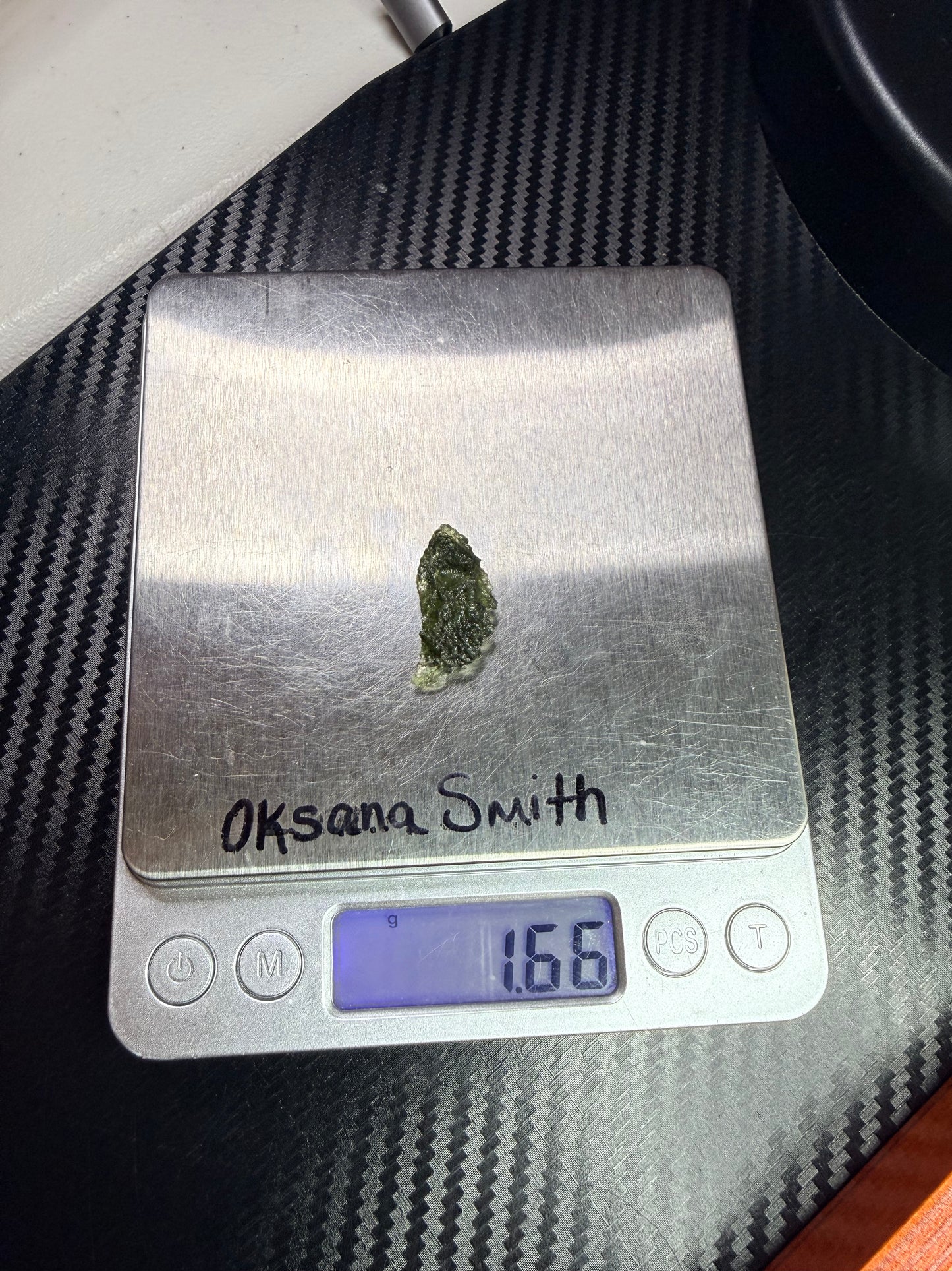 Moldavite 1.66 gram From Chlum (002)