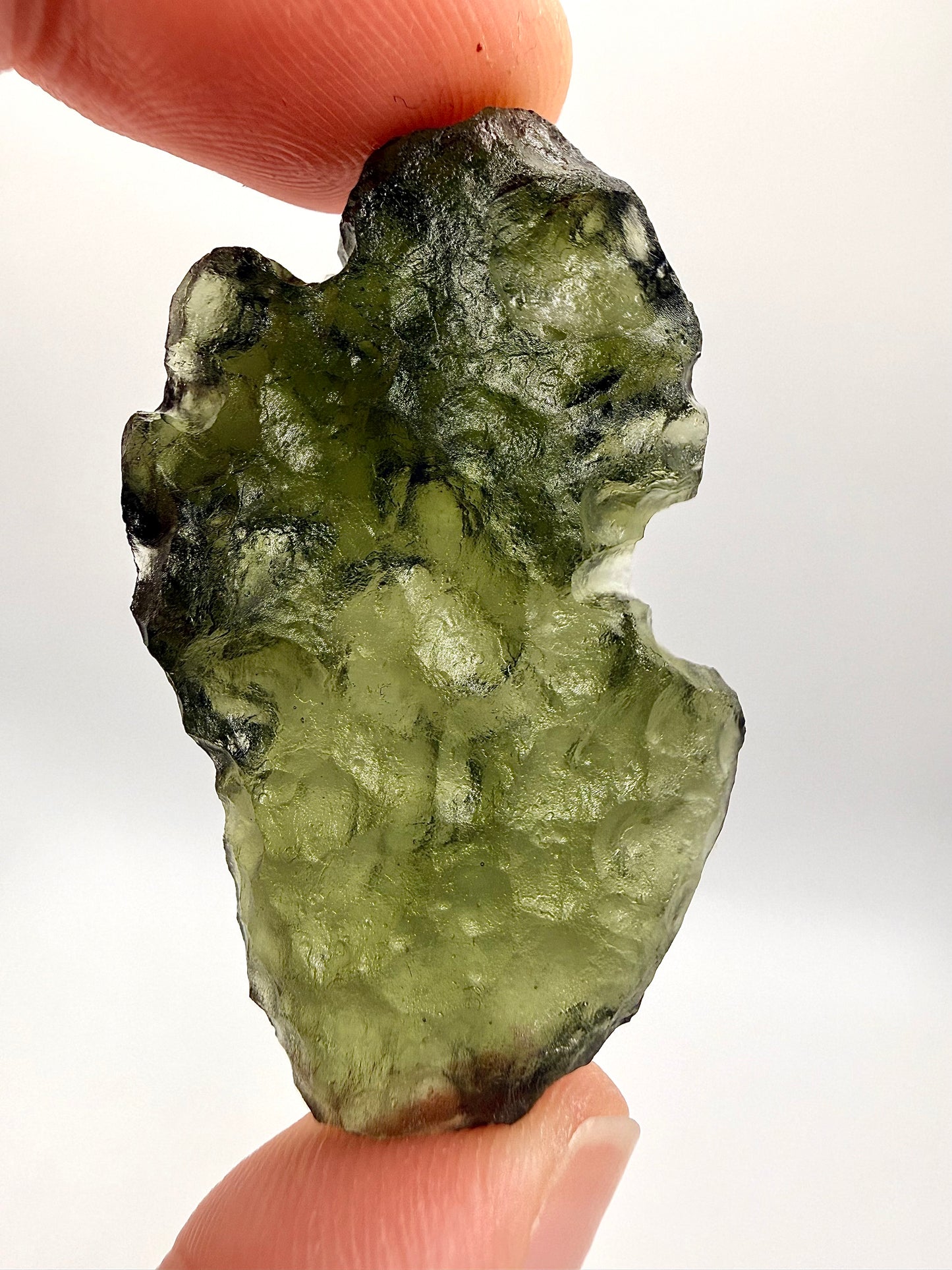 Raw Moldavite Loose Stone – Authentic Czech Moldavite Tektite, High Vibration Crystal, Collector Specimen, Spiritual Healing Stone