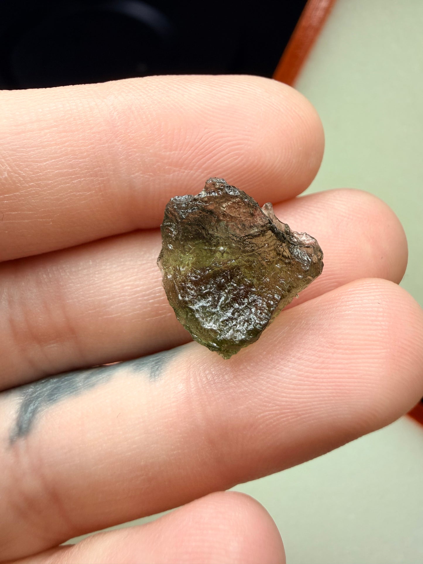 Moldavite 1.74 gram From Chlum (011)