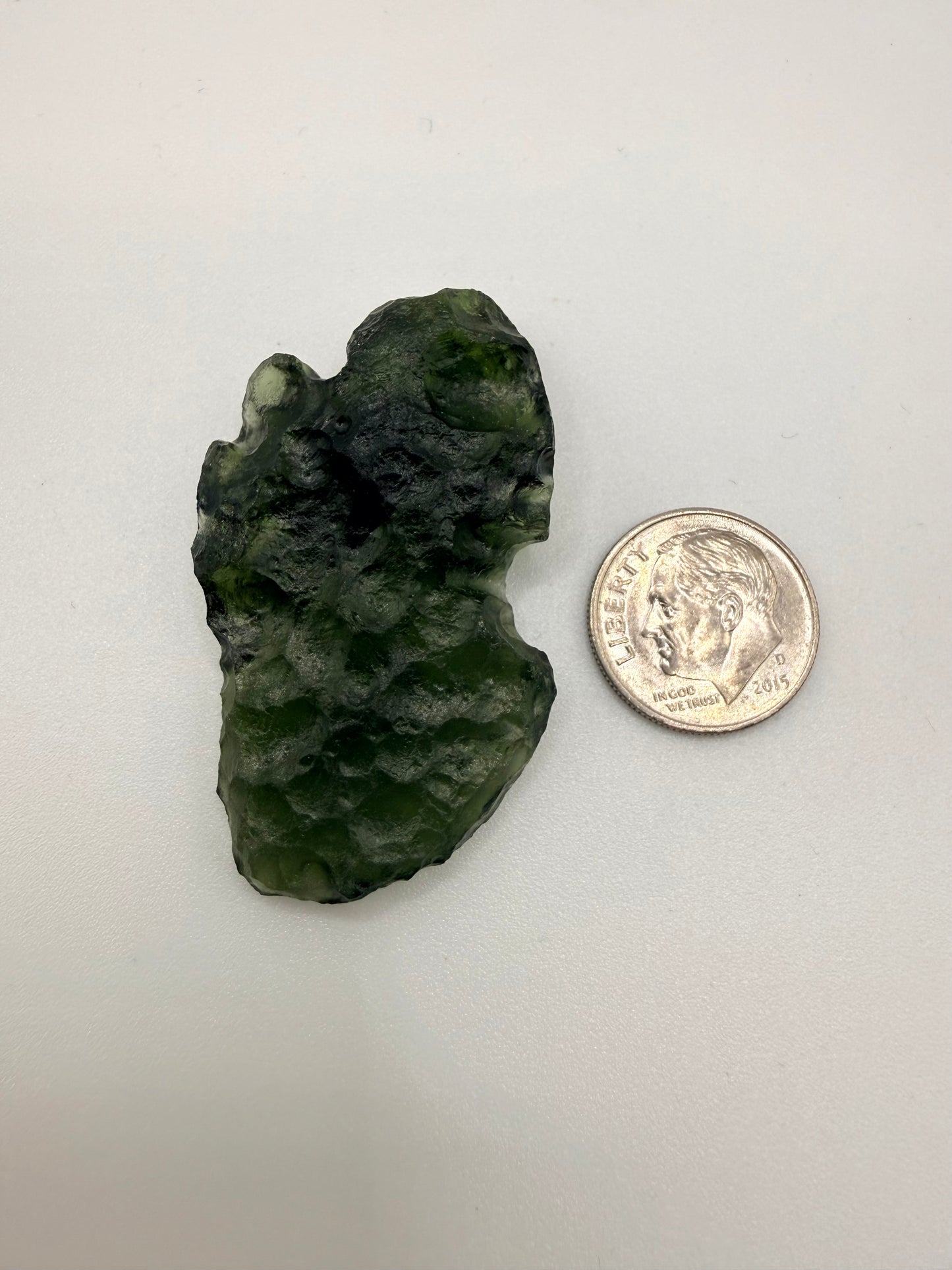 Raw Moldavite Loose Stone – Authentic Czech Moldavite Tektite, High Vibration Crystal, Collector Specimen, Spiritual Healing Stone