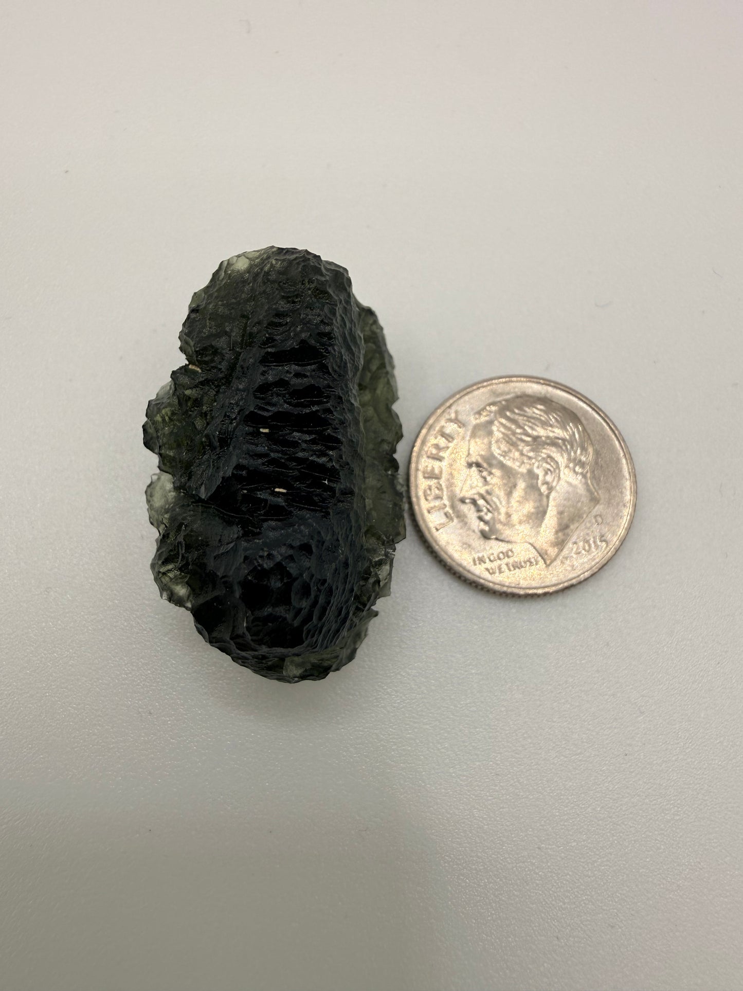 Raw Moldavite Loose Stone – Authentic Czech Moldavite Tektite, High Vibration Crystal, Collector Specimen, Spiritual Healing Stone