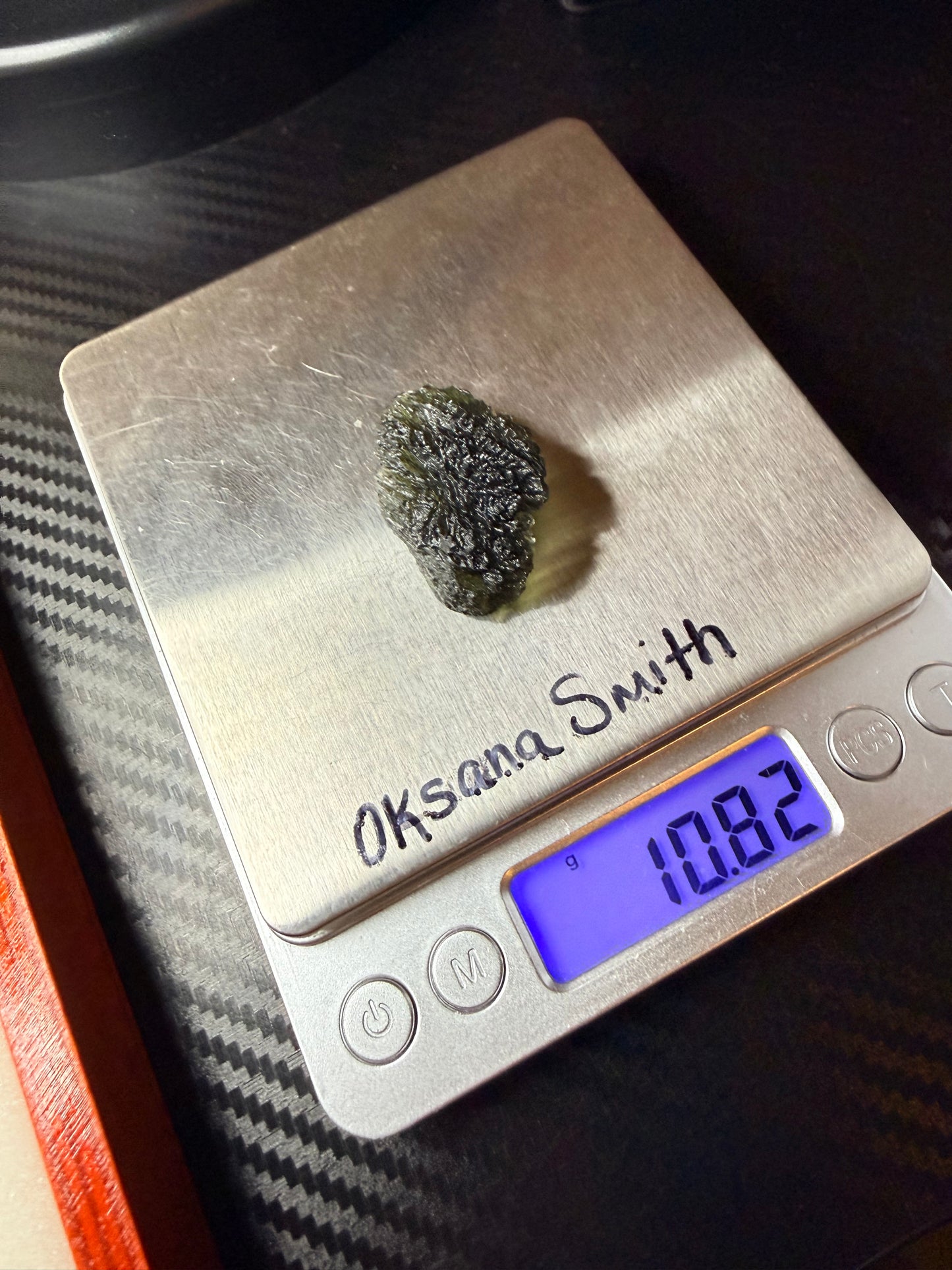 Moldavite 10.82 Gram