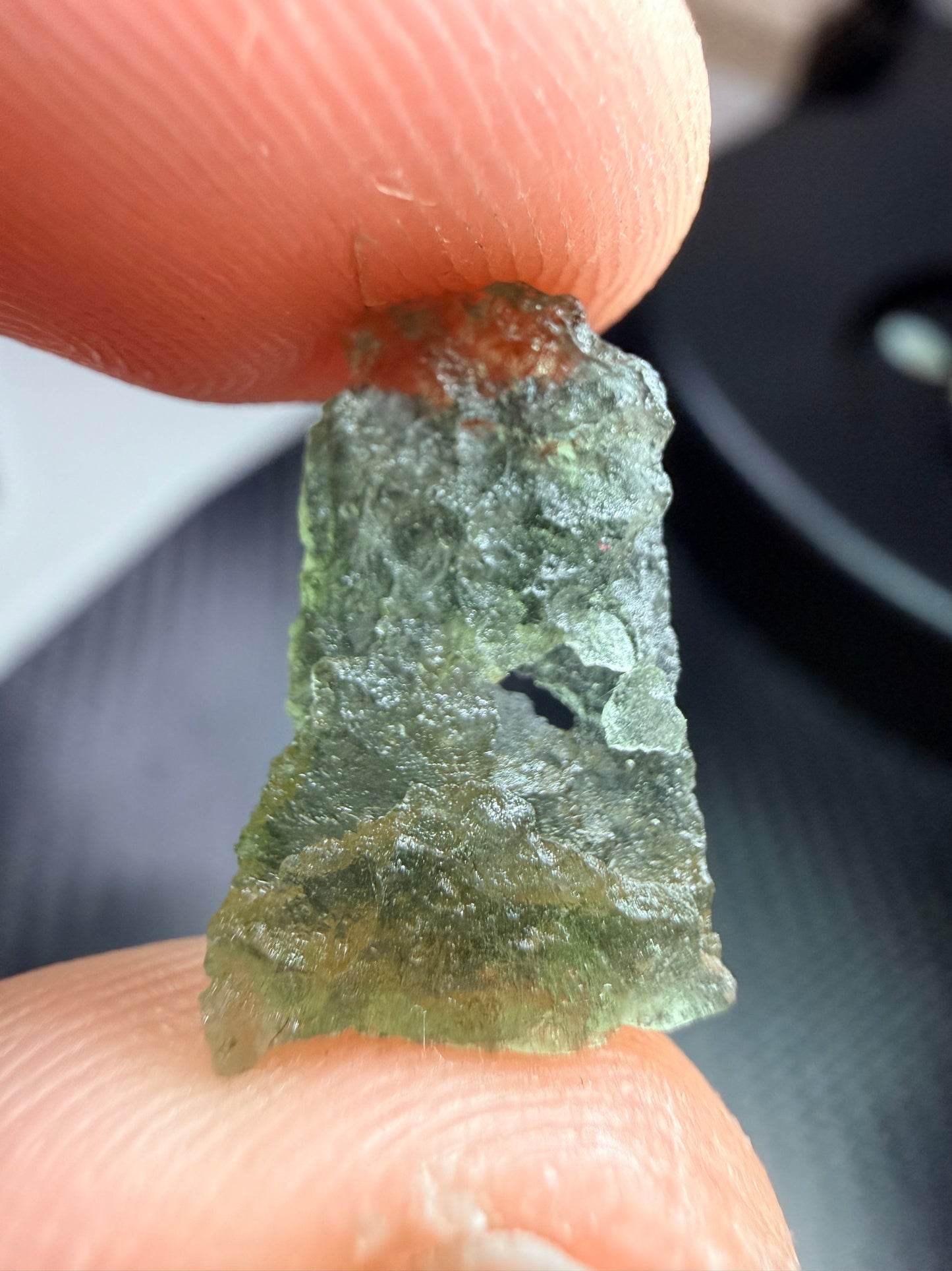 Moldavite 0.65 gram From Chlum (027)