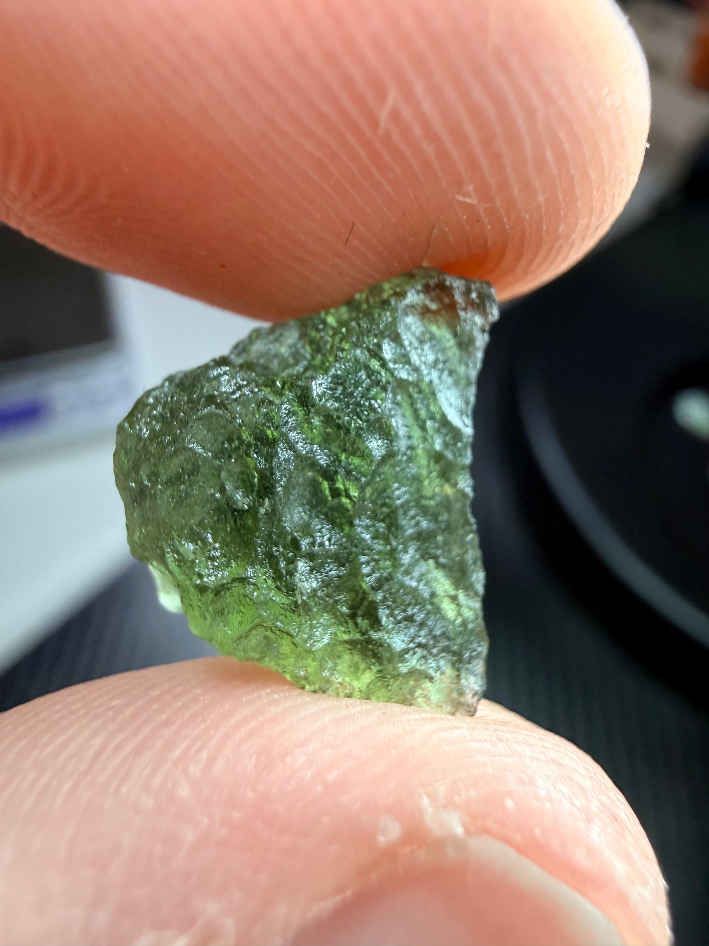 Moldavite 1.37 gram From Chlum (038)