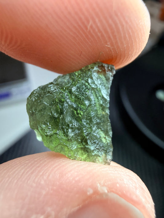 Moldavite 1.37 gram From Chlum (038)