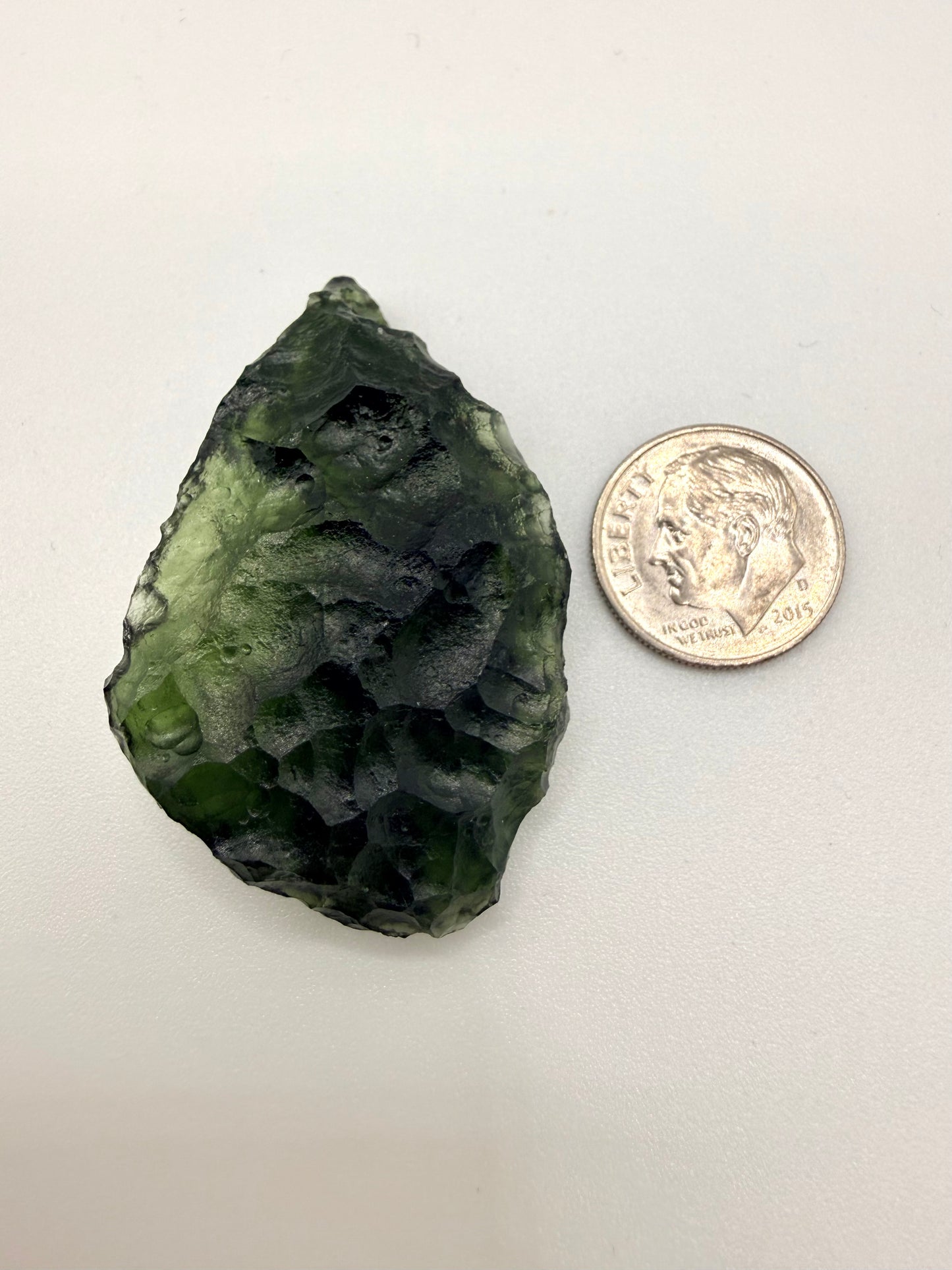 Raw Moldavite Loose Stone – Authentic Czech Moldavite Tektite, High Vibration Crystal, Collector Specimen, Spiritual Healing Stone