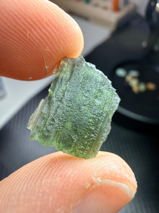 Moldavite 1.25 gram From Chlum (047)
