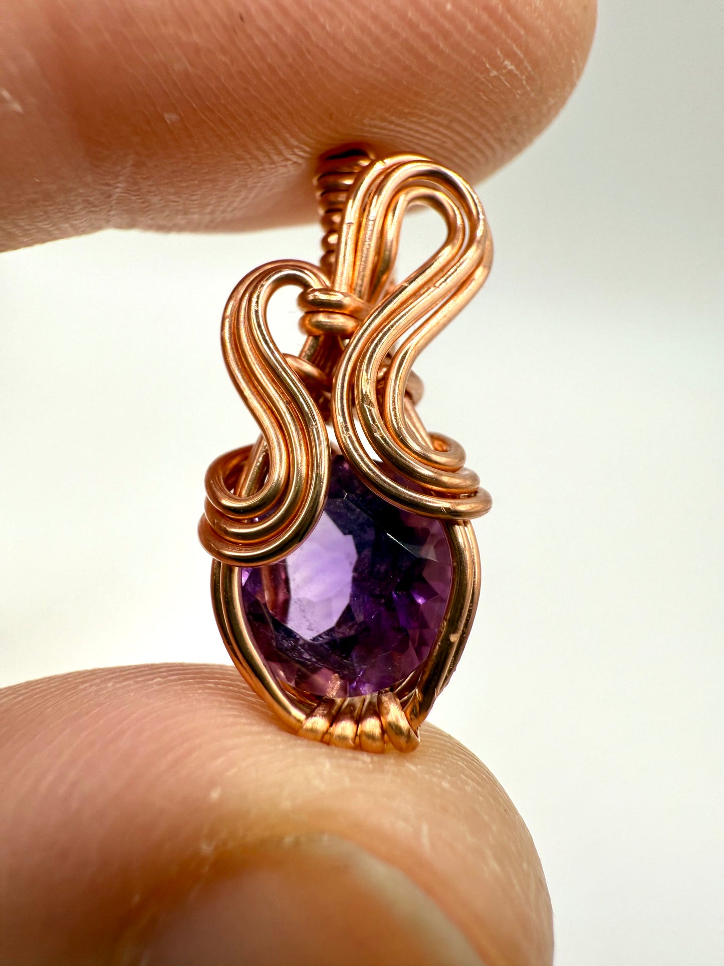 A1.) Christmas Special Amethyst In Copper