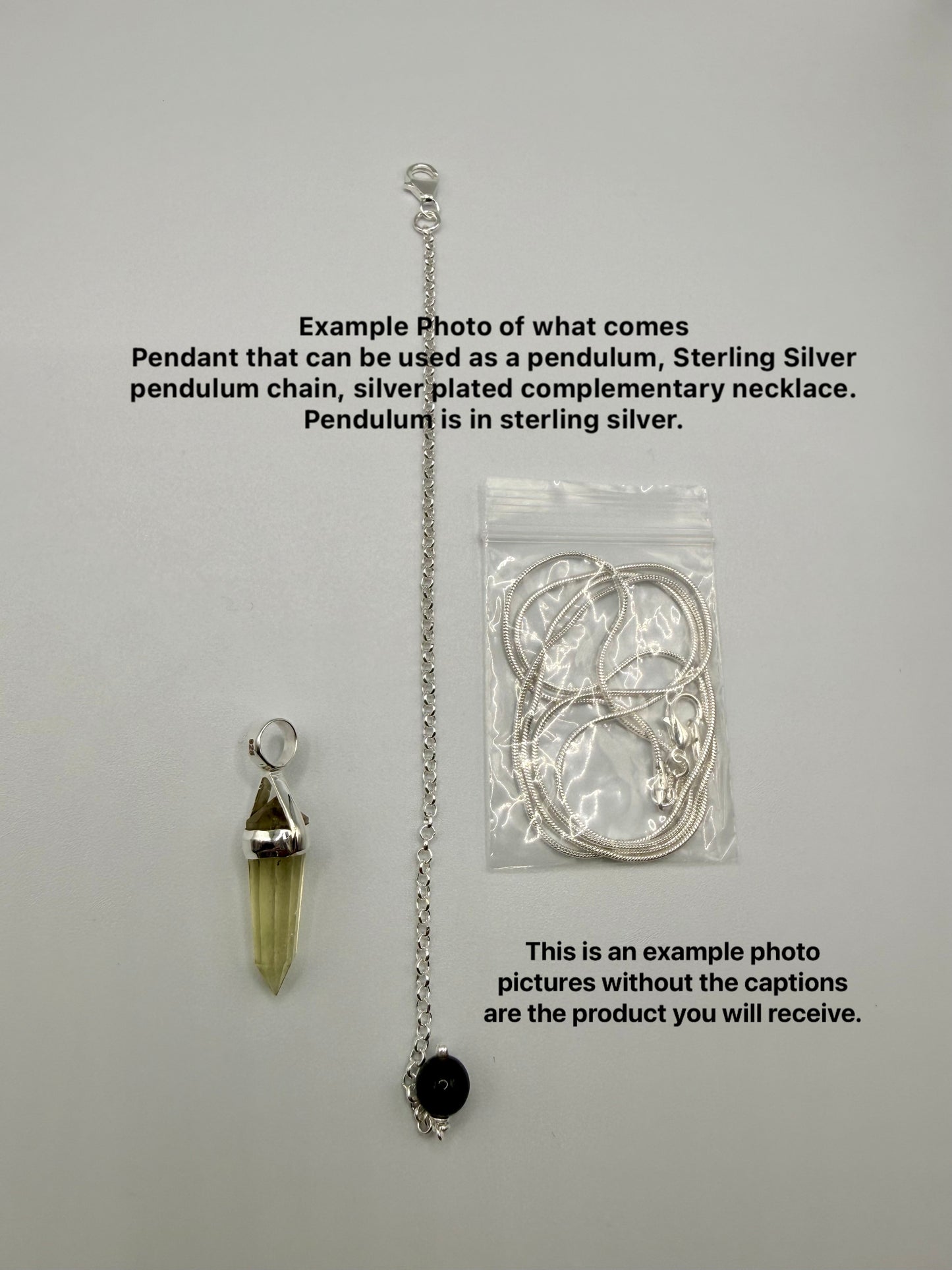 AAA Libyan Desert Glass Pendulum Pendant With Agni Manitite Bead In Sterling Silver 13.10 carats