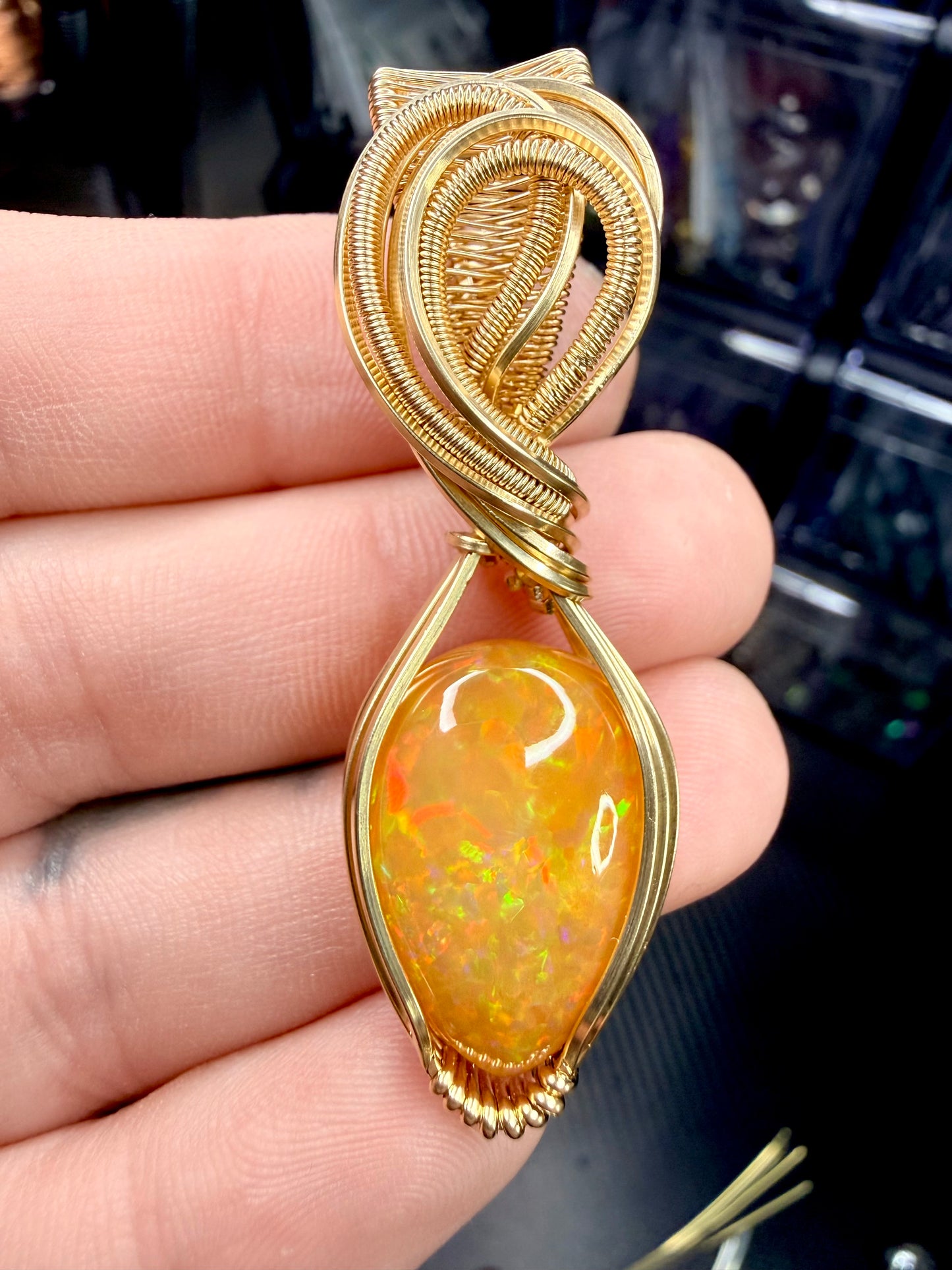 Ethiopian Welo Opal In 14k Gold Filled￼