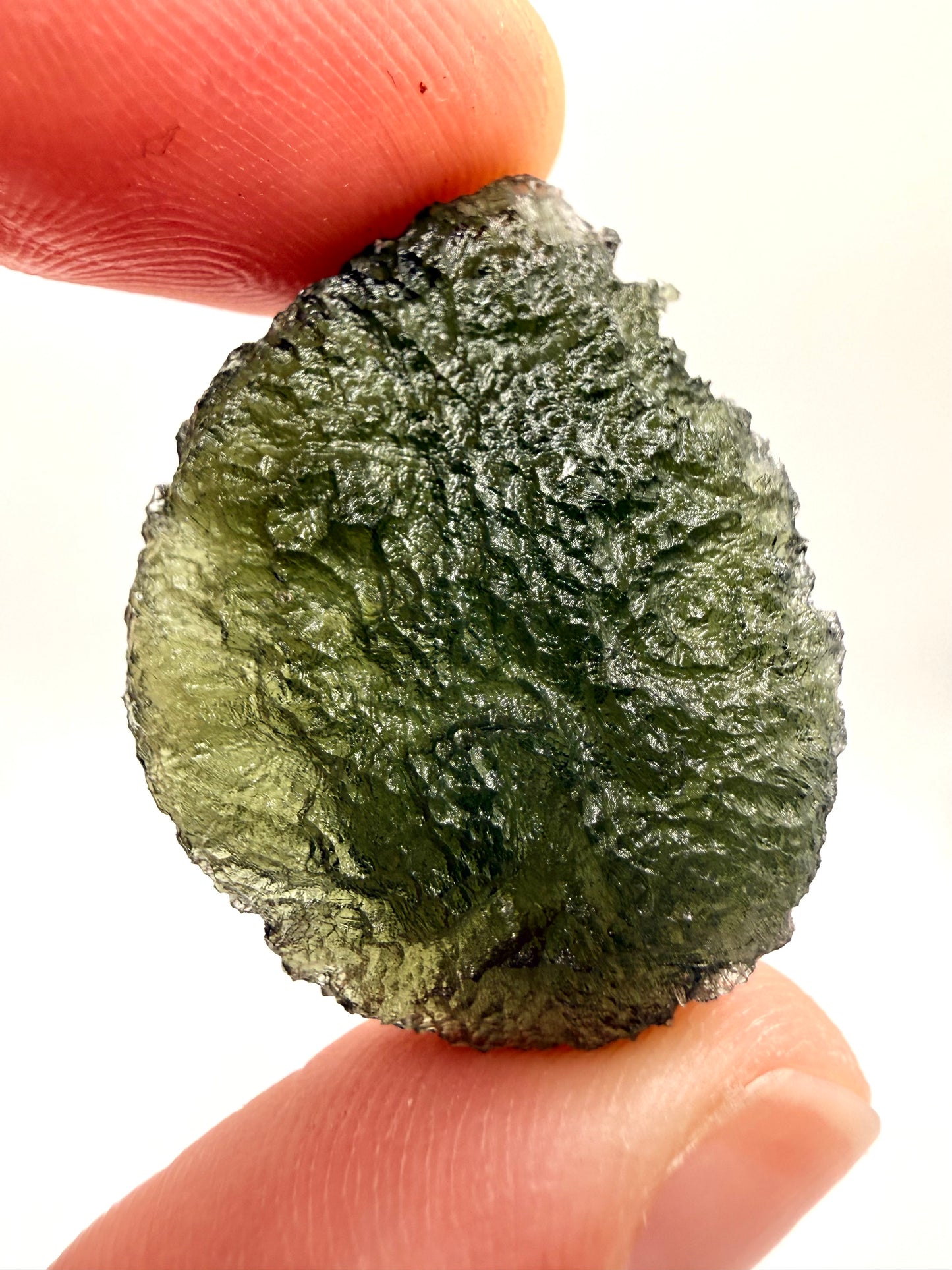 Raw Moldavite Loose Stone – Authentic Czech Moldavite Tektite, High Vibration Crystal, Collector Specimen, Spiritual Healing Stone