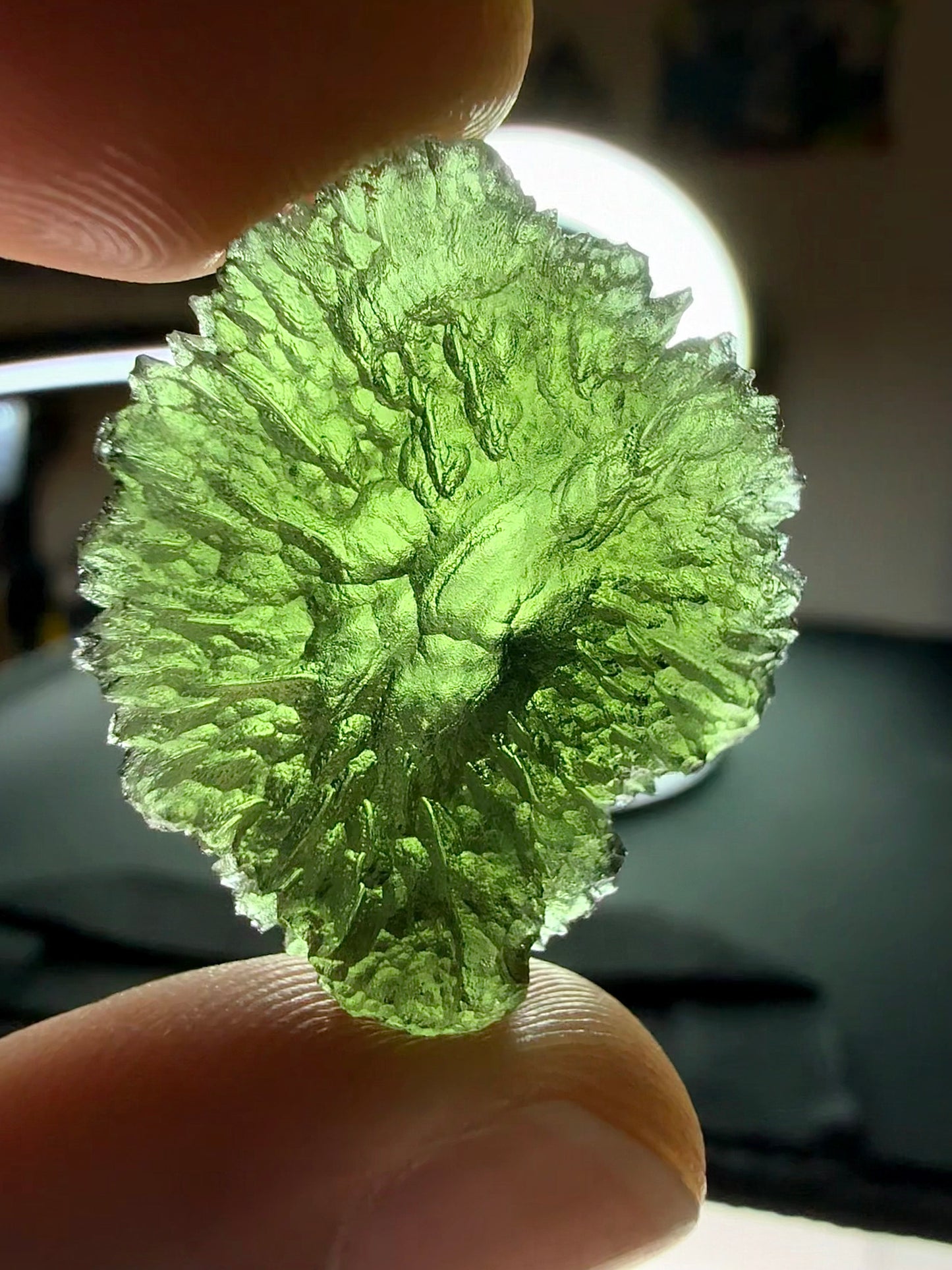 Raw Moldavite Loose Stone – Authentic Czech Moldavite Tektite, High Vibration Crystal, Collector Specimen, Spiritual Healing Stone