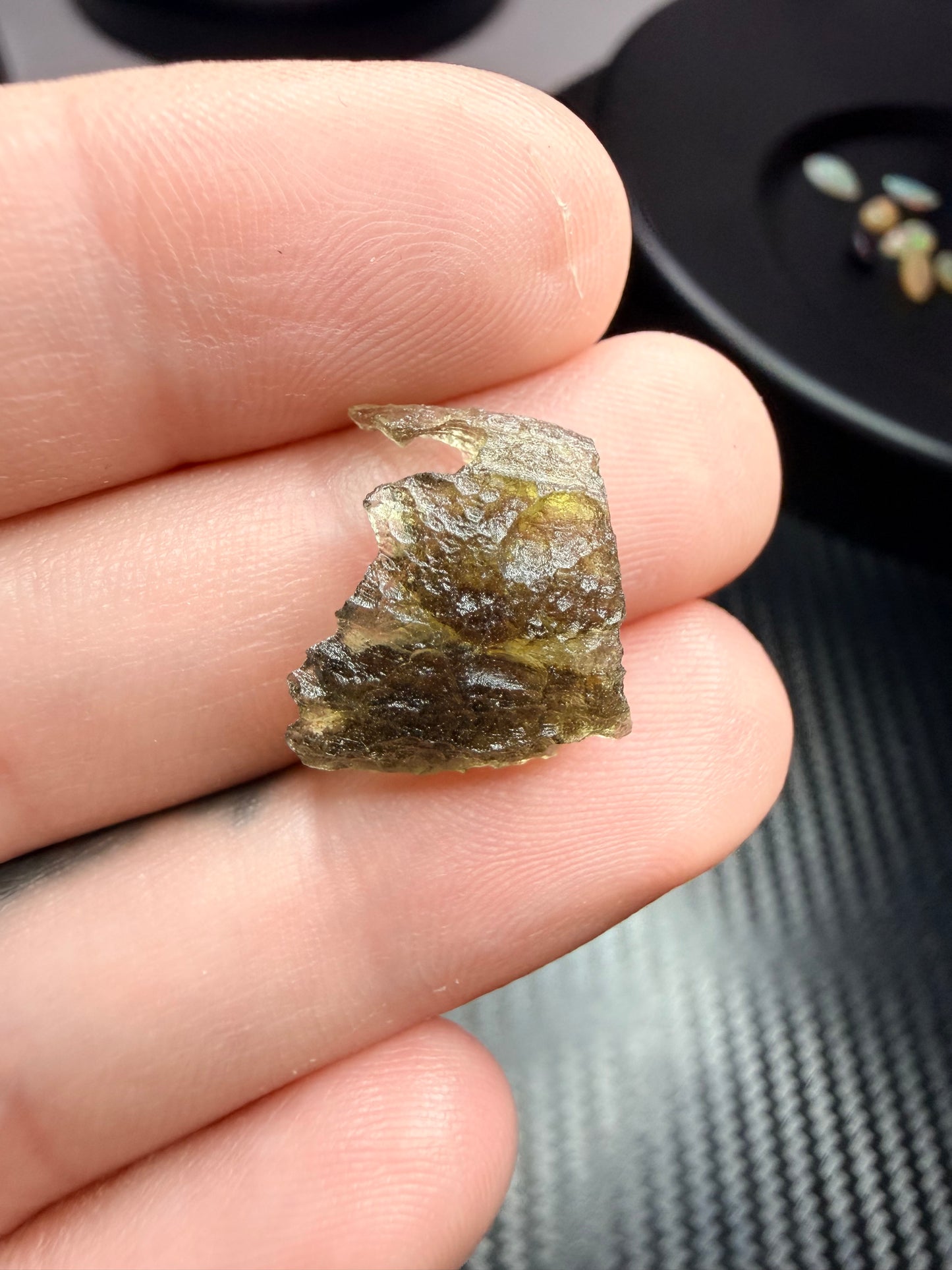 Moldavite 1.21 gram From Chlum (036)