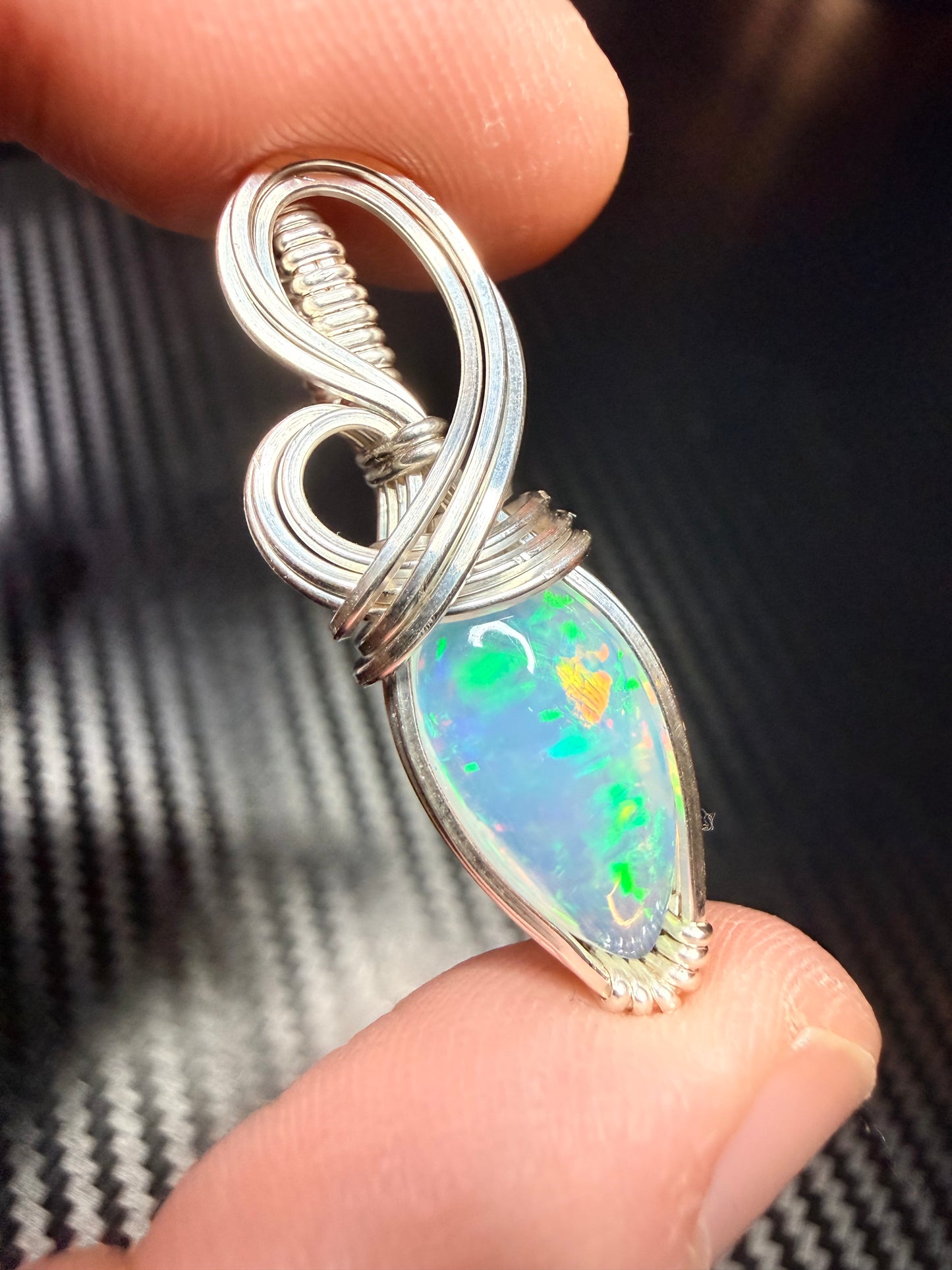 Ethiopian Welo Opal In Sterling Silver