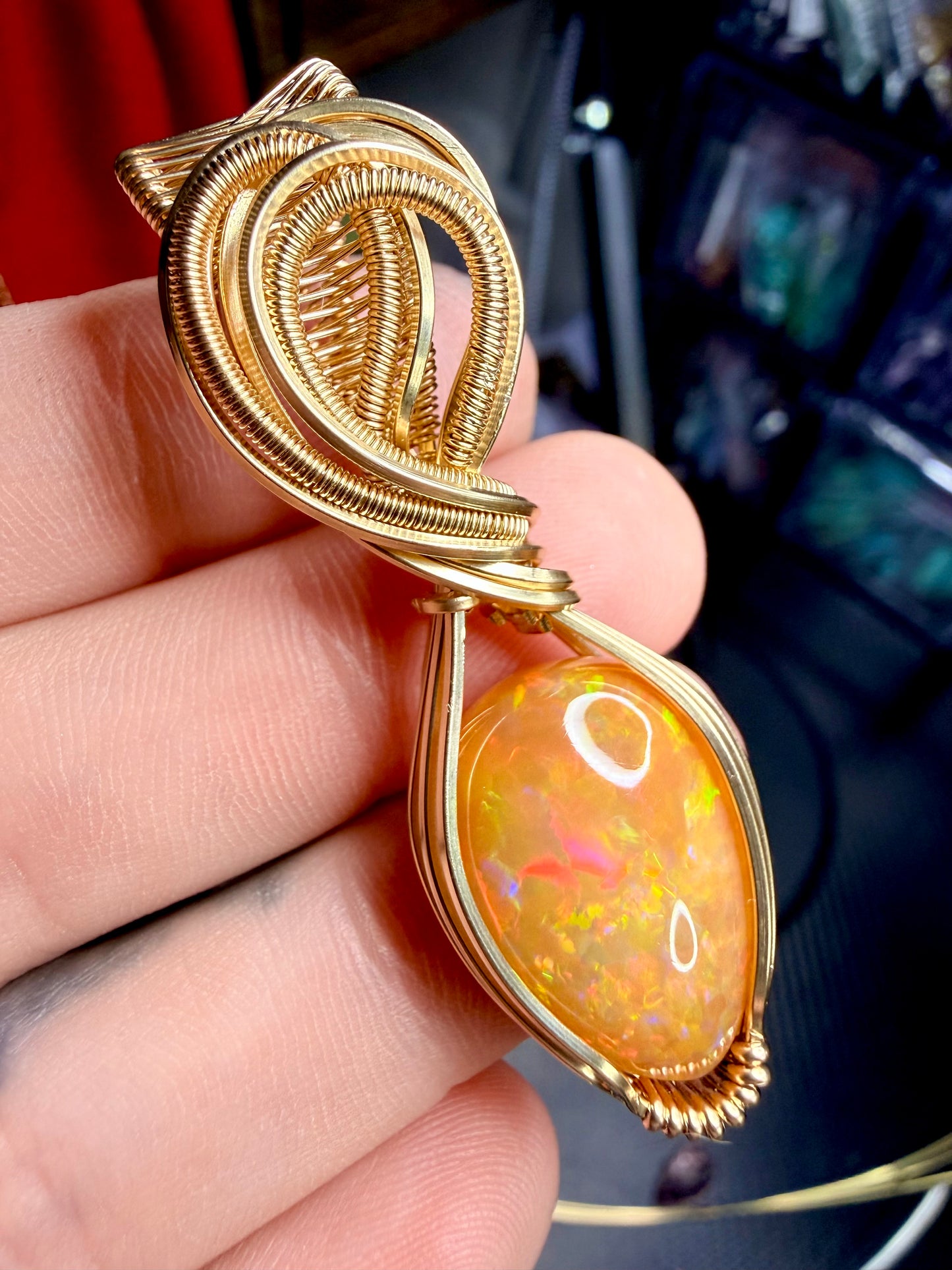 Ethiopian Welo Opal In 14k Gold Filled￼