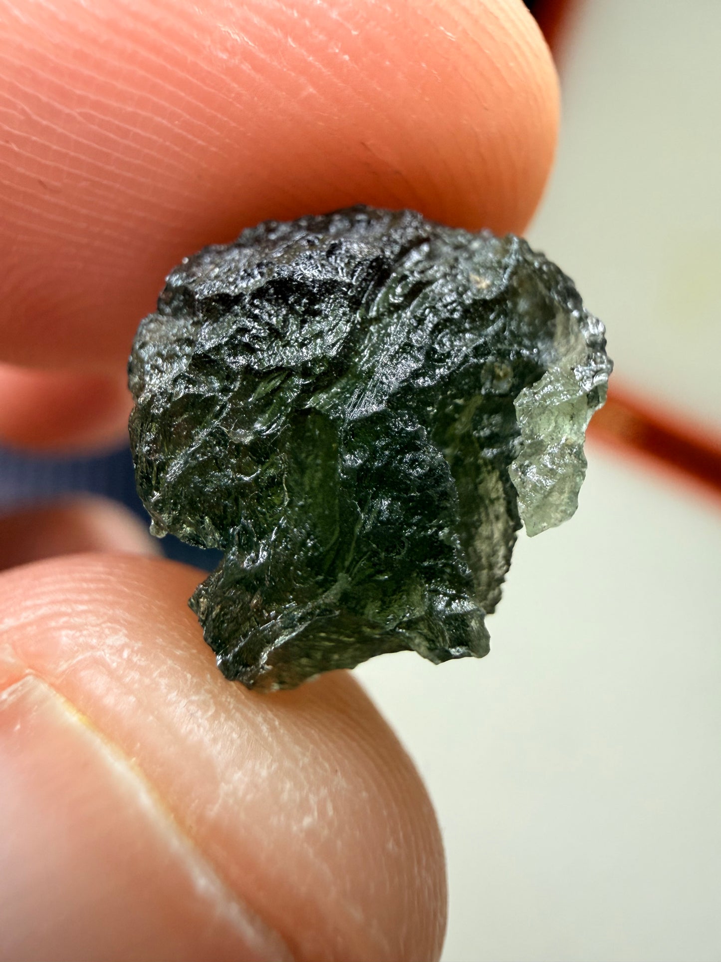 Moldavite 1.66 gram From Chlum (015)