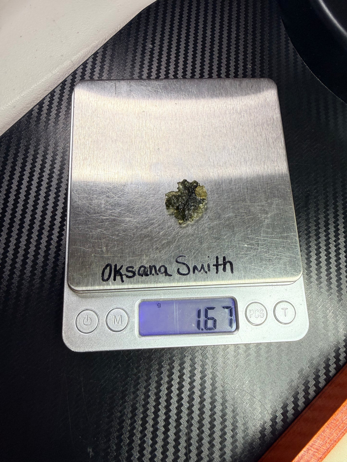Moldavite 1.67 gram From Chlum (003)
