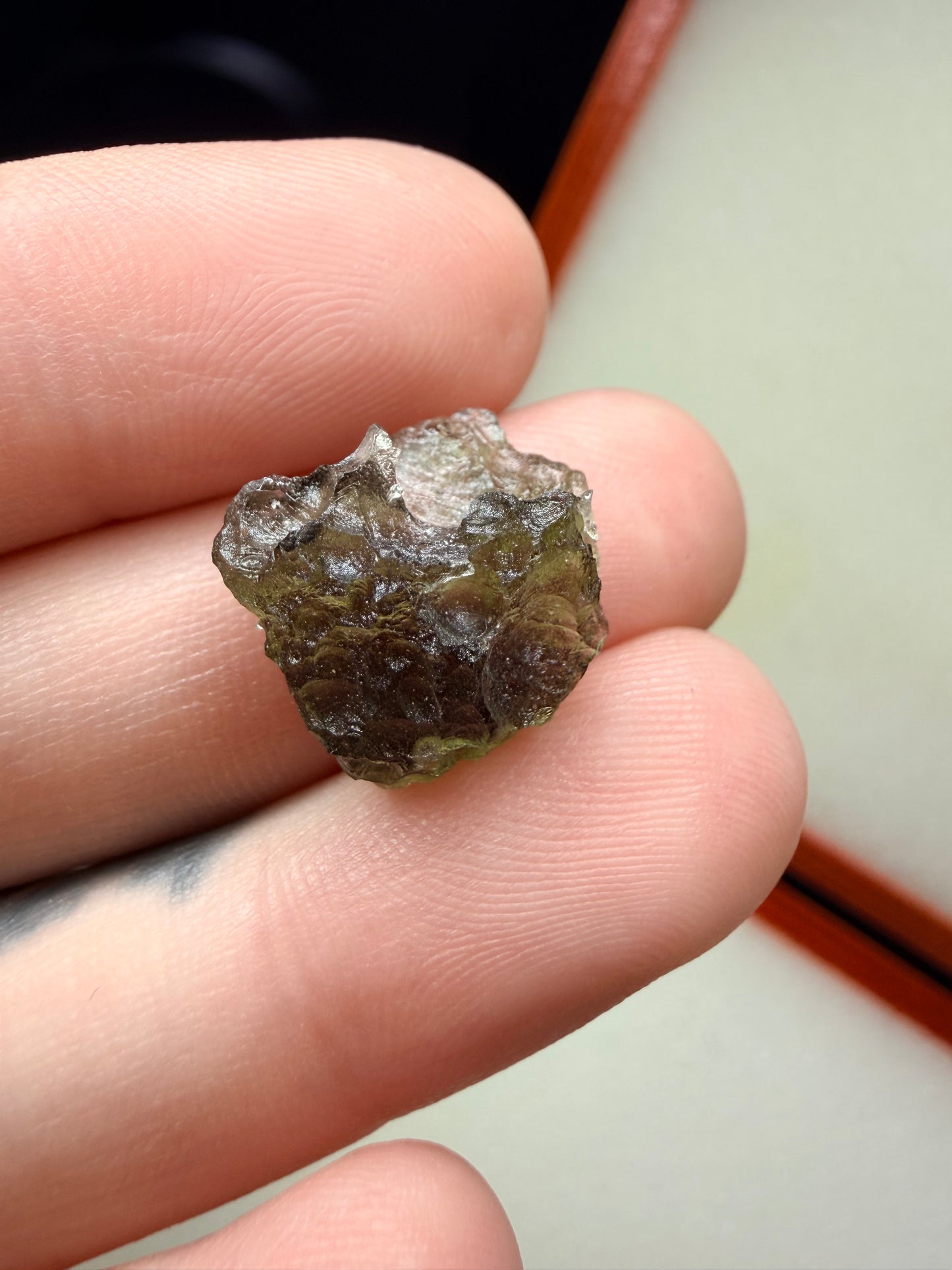 Moldavite 1.74 gram From Chlum (011)